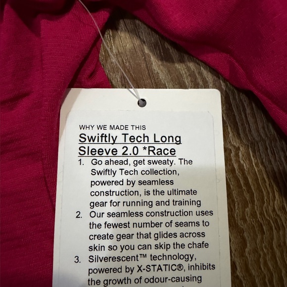 Lululemon long sleeve swiftly - Picture 3 of 3
